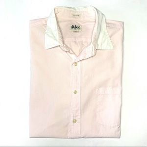 J.Crew Striped Collared Button Down Dress Shirt